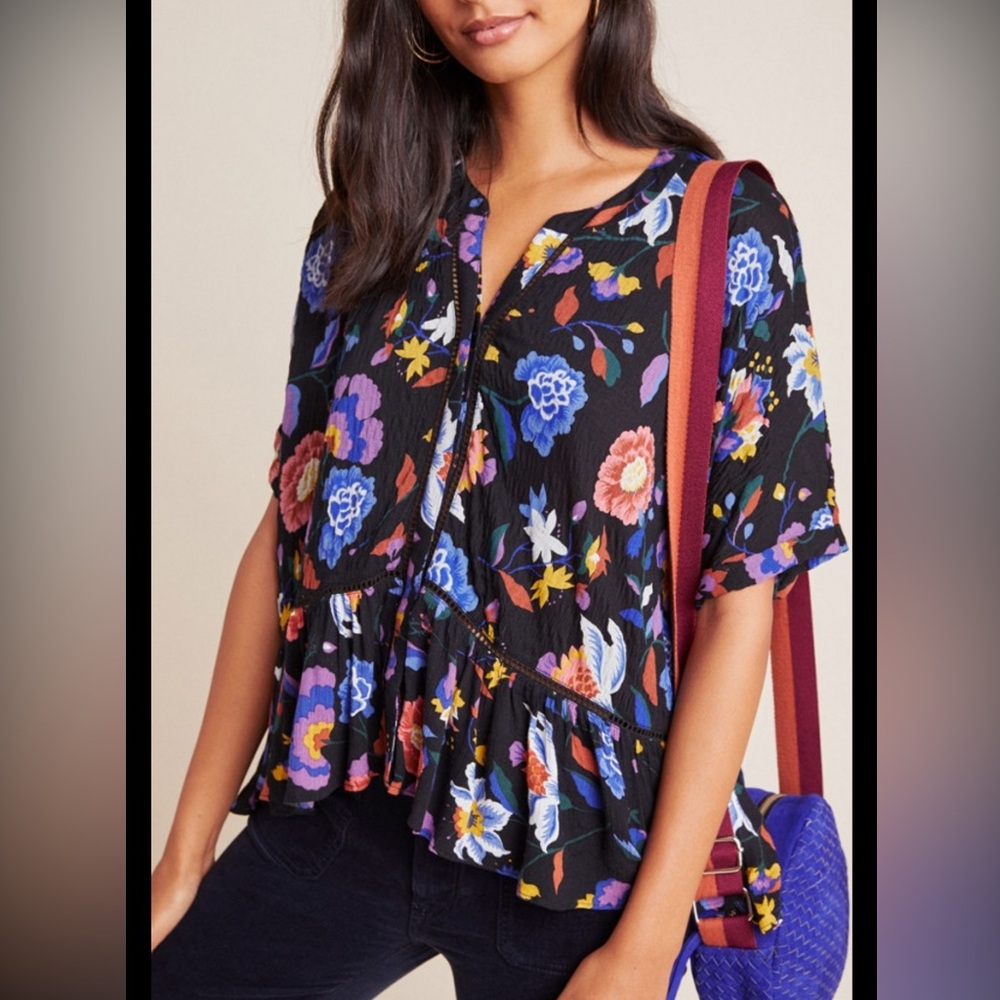By Anthropologie Jovie Dolman Sleeved Top